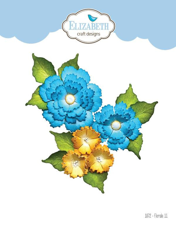 Elizabeth Craft Florals - Juego de 11 troqueles